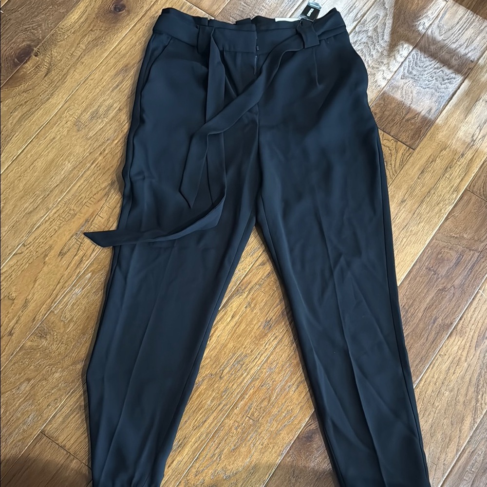 Express Black Dress Pants Straight-Leg Tailored